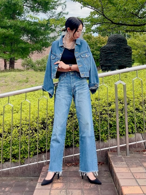 SOMETHING】｢45th SPECIAL ITEM｣MKカットオフストレート（デニムパンツ