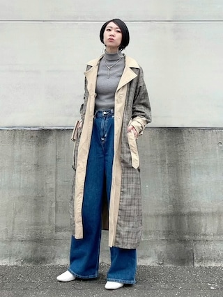 Ameri（アメリ）の「REVERSIBLE TRENCH COAT（トレンチコート）」 - WEAR