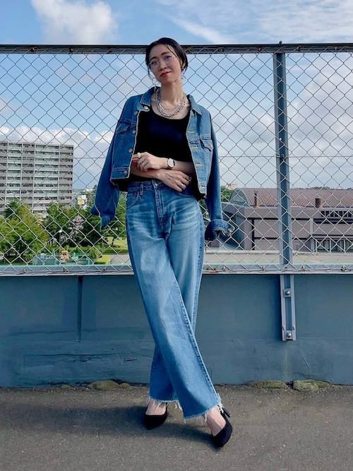 SOMETHING】｢45th SPECIAL ITEM｣MKカットオフストレート（デニムパンツ