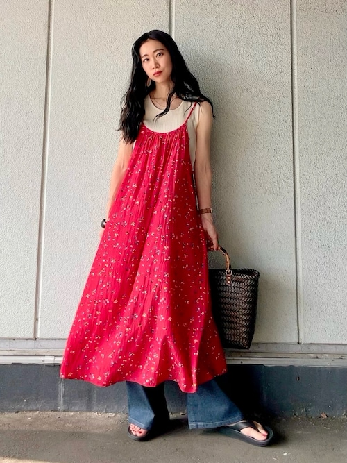 HONEYSUCKLE ROSE】プリントキャミワンピース(その他トップス HONEYSUCKLE ROSE】プリントキャミワンピース(その他トップス