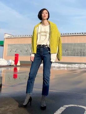 「アイテム（その他）」を使った、よしださん（レディース・169cm・30代）の冬コーディネート