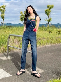 G-STAR RAWジースターロゥ デニムサロペット オーバーオール ストレッチ G-STAR RAW（ジースターロゥ）の「SLIM DUNGAREE/サロペット