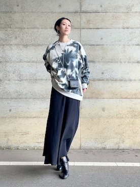 「Deviluse（Deviluse）のアイテム（スウェット）」を使った、よしださん（レディース・169cm）の秋コーディネート