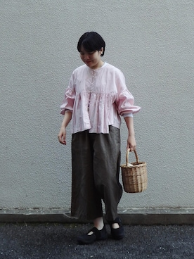 「リラックスコーデ」｜Yukaさん（レディース・155cm）の夏コーディネート