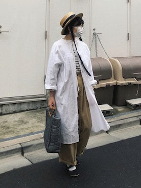 「カンフーシューズ」｜Yukaさん（レディース・156cm）の夏コーディネート