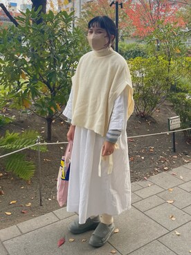 「チャーチドレス」｜Yukaさん（レディース・156cm）の秋コーディネート