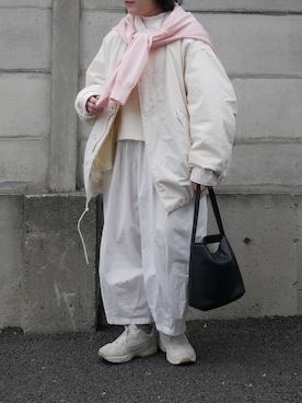 「Libra Cue（リブラ キュー）のアイテム」を使った、Yukaさん（レディース・155cm）の冬コーディネート