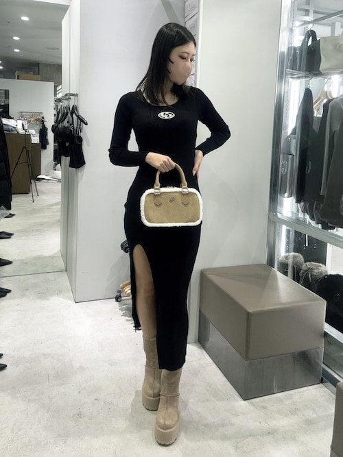 フェイクムートンplatformショートブーツ（ブーツ）｜GYDA（ジェイダ