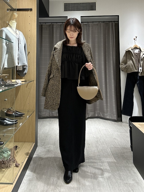 ツイードテーラーハーフコート（その他アウター）｜CAPRICIEUX LE'MAGE