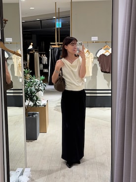 「CAPRICIEUX LE'MAGE（カプリシューレマージュ）のアイテム（Tシャツ/カットソー）」を使った、okomeさん（レディース・164cm）の夏コーディネート