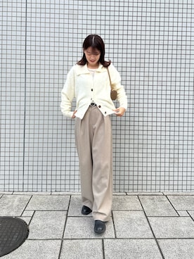 okomeさん（骨格ナチュラル・レディース・164cm）の秋コーディネート