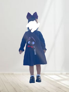 「アイテム（ヘアアクセサリー）」を使った、y_mamさん（キッズ・90cm）の冬コーディネート