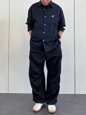 「KANGOL（カンゴール）のアイテム」を使った、やまさん（メンズ・163cm）の夏コーディネート