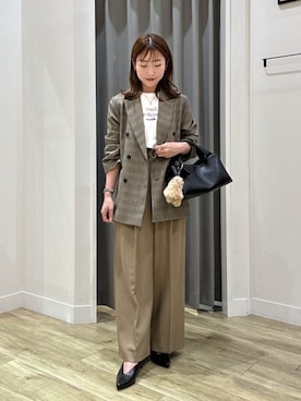 arisaさん（レディース・156cm）の秋コーディネート