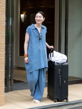 HOUSE OF LOTUS　staffさん（レディース・164cm）の夏コーディネート