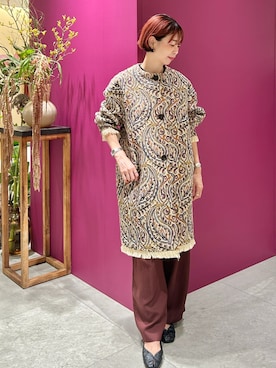 「アイテム（その他アウター）」を使った、HOUSE OF LOTUS　staffさん（レディース・164cm）の秋コーディネート