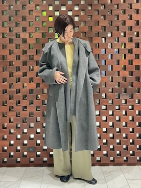 「アイテム（ブルゾン、グレー系）」を使った、HOUSE OF LOTUS　staffさん（レディース・160cm）の秋コーディネート