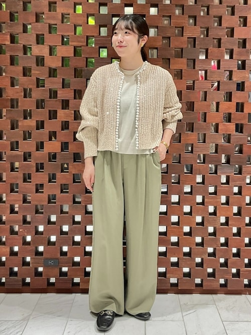 ハウスオブロータス ハンドニットカーディガン ボレロ ファーボレロ