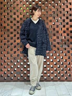「HOUSE OF LOTUS」｜「アイテム（ジャケット/アウター）」を使った、HOUSE OF LOTUS　staffさん（レディース・164cm）の秋コーディネート
