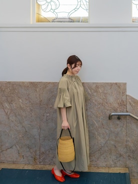 「HOUSE OF LOTUS」｜「アイテム（ワンピース/ドレス）」を使った、HOUSE OF LOTUS　staffさん（レディース・159cm）の冬コーディネート
