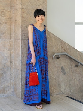 「HOUSE OF LOTUS」｜「アイテム（ワンピース/ドレス）」を使った、HOUSE OF LOTUS　staffさん（レディース・158cm）の冬コーディネート