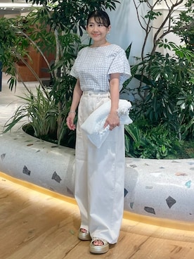 「HOUSE OF LOTUS」｜HOUSE OF LOTUS　staffさん（レディース・149cm）の夏コーディネート