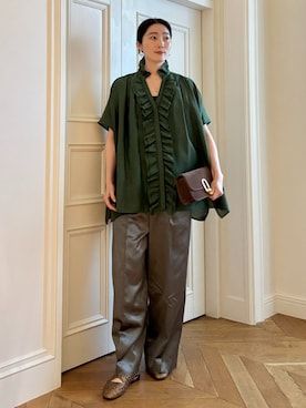 「HOUSE OF LOTUS」｜HOUSE OF LOTUS　staffさん（レディース・165cm）の夏コーディネート