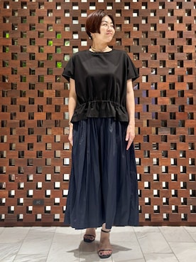 「HOUSE OF LOTUS」｜HOUSE OF LOTUS　staffさん（レディース・160cm）の夏コーディネート