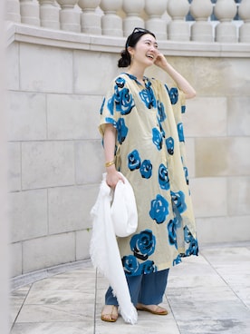 「HOUSE OF LOTUS」｜HOUSE OF LOTUS　staffさん（レディース・165cm）の夏コーディネート