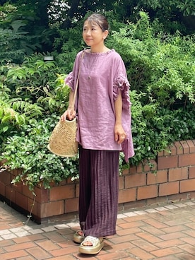 「HOUSE OF LOTUS」｜HOUSE OF LOTUS　staffさん（レディース・149cm）の夏コーディネート