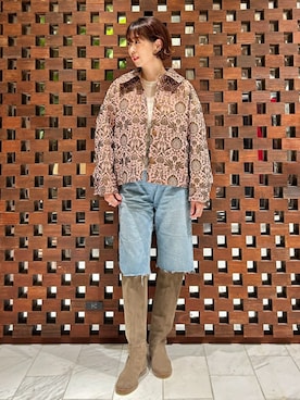 「HOUSE OF LOTUS」｜「アイテム（ブルゾン）」を使った、HOUSE OF LOTUS　staffさん（レディース・164cm）の秋コーディネート