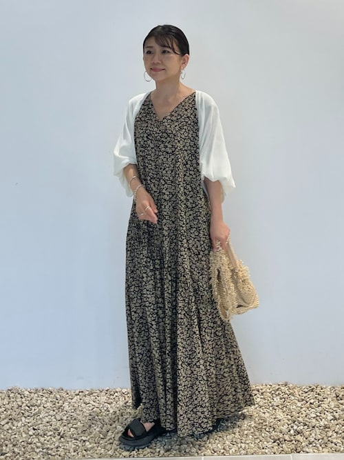 HOUSE OF LOTUS ハウス オブ ロータス  リネン混　サマーニット　カーディガン  M アイボリー HOUSE OF LOTUS ハウス オブ ロータス リネン混 サマーニット