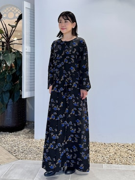 「HOUSE OF LOTUS」｜「アイテム（ワンピース/ドレス）」を使った、HOUSE OF LOTUS　staffさん（レディース・149cm）の冬コーディネート