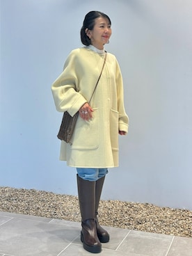 「アイテム（その他アウター）」を使った、HOUSE OF LOTUS　staffさん（レディース・149cm）の冬コーディネート