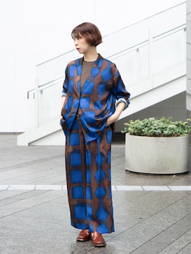 「HOUSE OF LOTUS」｜「アイテム（ジャケット/アウター）」を使った、HOUSE OF LOTUS　staffさん（レディース・164cm）の春コーディネート