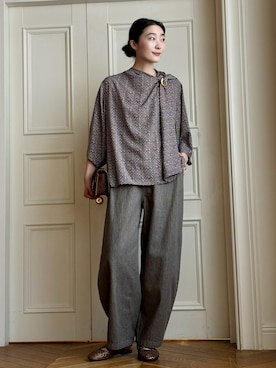 「HOUSE OF LOTUS」｜HOUSE OF LOTUS　staffさん（レディース・165cm）の夏コーディネート