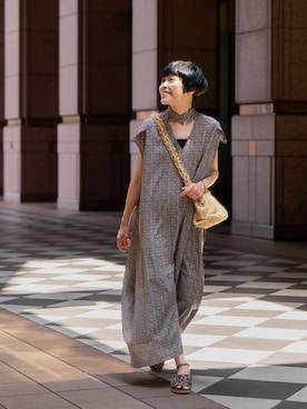 HOUSE OF LOTUS　staffさん（レディース・158cm）の夏コーディネート