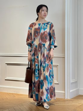 「162cm」｜「アイテム（ワンピース/ドレス）」を使った、HOUSE OF LOTUS　staffさん（レディース・162cm）の秋コーディネート