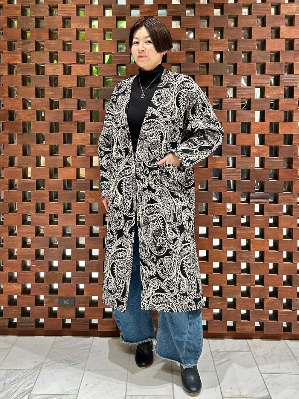 HOUSE OF LOTUS（ハウスオブロータス）の「ペイズリージャカードコート