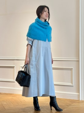 「162cm」｜「アイテム（ワンピース/ドレス）」を使った、HOUSE OF LOTUS　staffさん（レディース・162cm）の秋コーディネート
