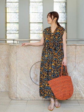 「HOUSE OF LOTUS」｜「アイテム（ワンピース/ドレス）」を使った、HOUSE OF LOTUS　staffさん（レディース・159cm）の冬コーディネート