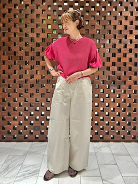 「HOUSE OF LOTUS」｜HOUSE OF LOTUS　staffさん（レディース・164cm）の夏コーディネート