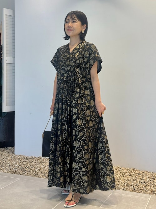 ◆送料・関税込み◆Sea N.Y 花柄プリント カフタンワンピース nofl】コットン花柄プリントワンピース 644208780 | ナチュラル