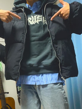 もんぶらんさん（メンズ・178cm）の冬コーディネート