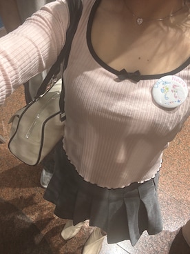 「アイテム（トップス）」を使った、Nanamiさん（レディース・145cm・10代）の秋コーディネート