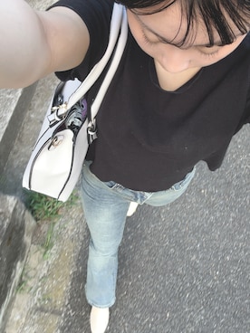 「clear（クリア）のアイテム」を使った、Nanamiさん（レディース・145cm）の夏コーディネート