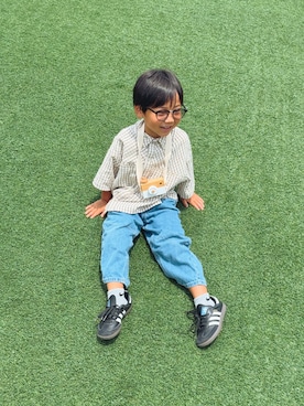 「アイテム（シャツ/ブラウス）」を使った、Eiseiさん（キッズ・110cm）の夏コーディネート