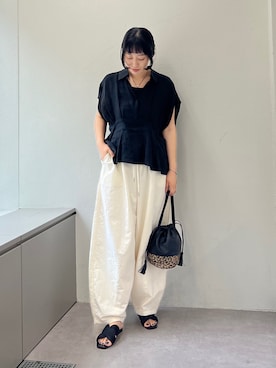 「アイテム（リング）」を使った、@gg_mizukizuさん（レディース・168cm）の夏コーディネート