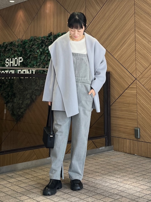 ジャケットやカーデのインナーに！】バックスリットブラウスT（シャツ