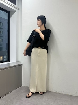 「通勤」｜MIZUさん（レディース・168cm）の春コーディネート